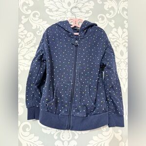 10/$25 •‎ George Polka Dot Hooded Zip Sweater